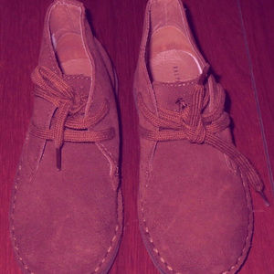 LAUREN KIDS TODDLER BOYS BROWN NUBUCK SUEDE GUM CH